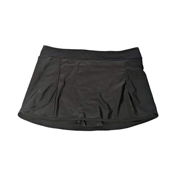 ACX (2X) Swim Skirt Black Separate Sporty Mini Skirt Plus Size (skortini) - Picture 1 of 6